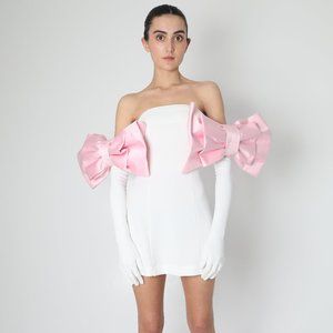 Miscreants Cupid Dress - White, Size UK 8 (US 2-4)